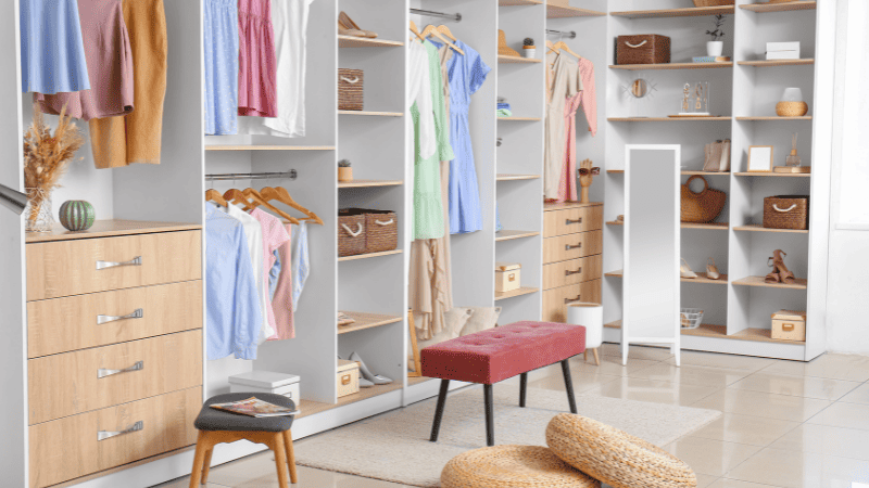closet organizing for beginners