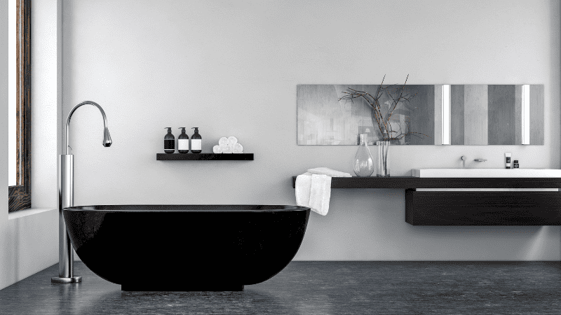 examples of modern bathroom designs